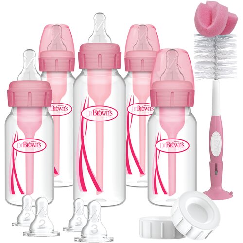Dr.browns Dr. Brown&amp;#039;s Set sa standardnim fla&amp;scaron;icama Options +, Roze Slike