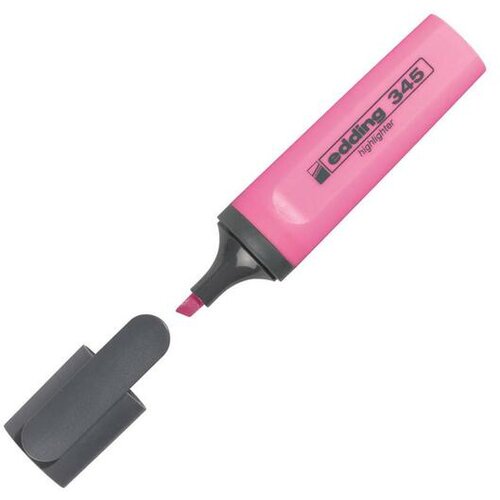 Edding označevalec teksta - marker EDE345009 E-345, roza 10 KOS Cene