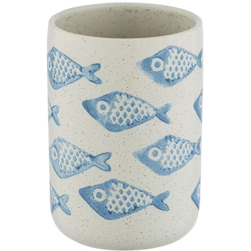 Wenko kupaonska čaša Aquamarin (Bež-bijele boje, Keramika)