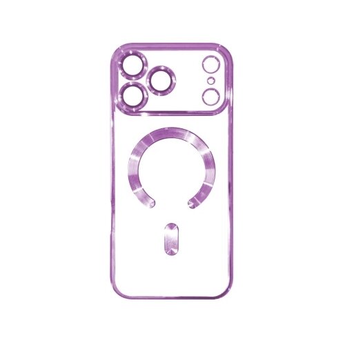  Silikonska futrola Magsafe Iphone 18 Pro ROZE Slike
