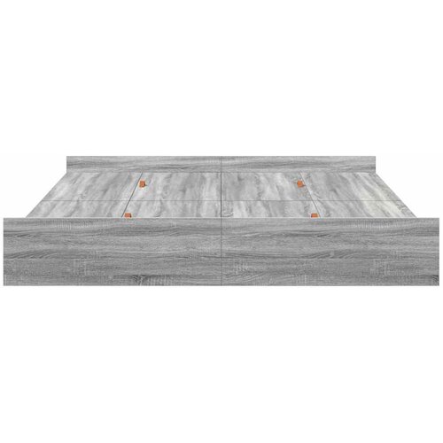  Krevet s ladicama Siva Sonoma 180 x 200 cm Konstruirano drvo Slike