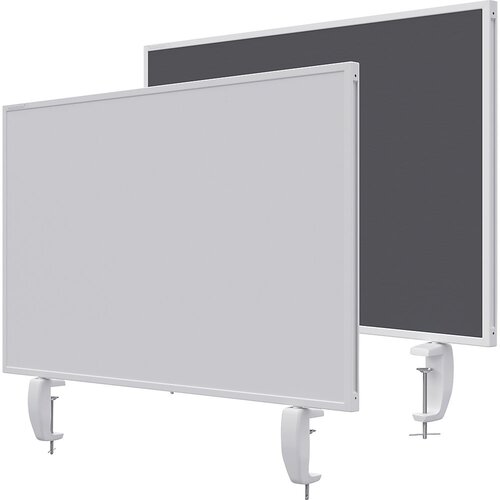 magnetoplan namizna predelna stena variopin, bela tabla/klobučevina, širina 800 mm, sive barve Cene