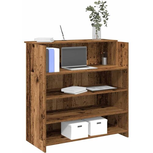  Recepcijski stol 100x50x103,5 cm od konstruiranog drva Slike