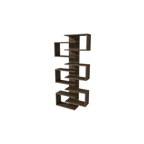 Hanah home polica za knjige lotus walnut Slike
