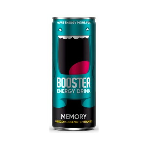 Booster memory energetski napitak 250ml limenka Slike