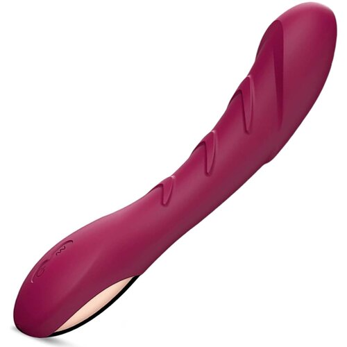 SuperLove Perfect Design G-Spot Vibrator Wine Red Slike
