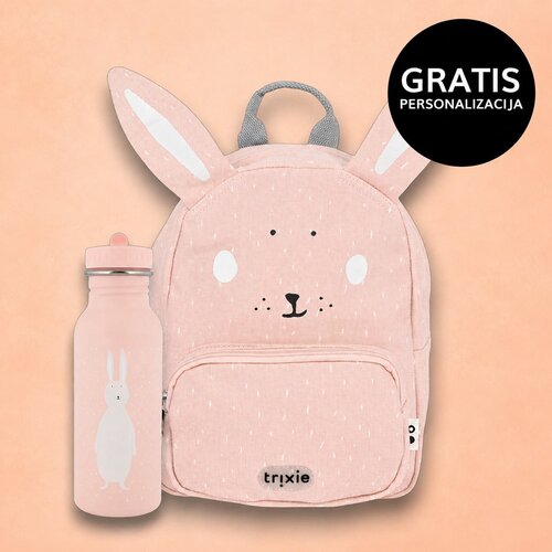 Trixie otro&scaron;ki nahrbtnik + steklenička 500 ml mrs. rabbit Cene
