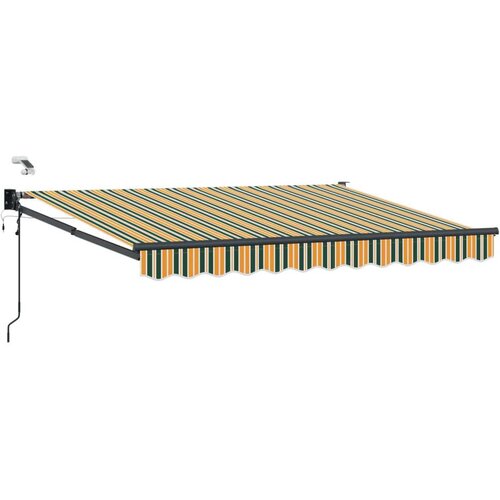  Električna retraktabilna tenda Zelena i žuta 3 x 2 5 m Cijene