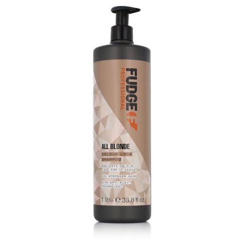Fudge Professional All Blonde Colour Lock Shampoo 1000 ml &amp;scaron;ampon svetli lasje unisex Slike