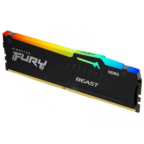 Kingston 16GB 5200MT/s DDR5 CL40 FURY Beast RGB memorija | KF552C40BBA/16 Cene