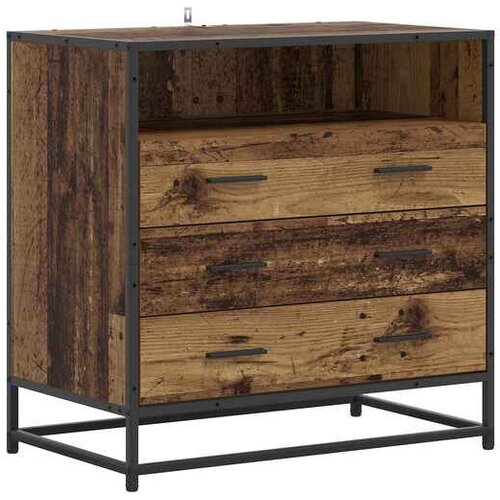 vidaXL Ormar s ladicama 3-Ladica Staro drvo 70 x 41 x 70 cm - Staro drvo Cijene