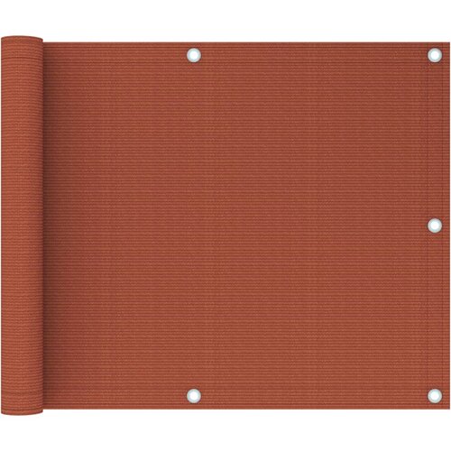 vidaXL balkonski zastor terakota 75 x 500 cm HDPE Cene