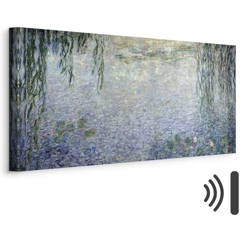  Slika - Claude Monet &ndash; The Water Lilies &ndash; Clear Morning with Willows 100x40 Akustična Cijene