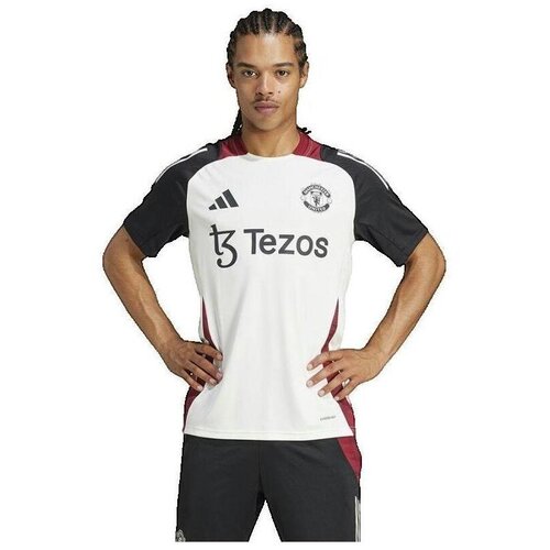 Adidas Majice s kratkimi rokavi Maillot d'entra&icirc;nement Manchester United Tiro 24 Bela Cene