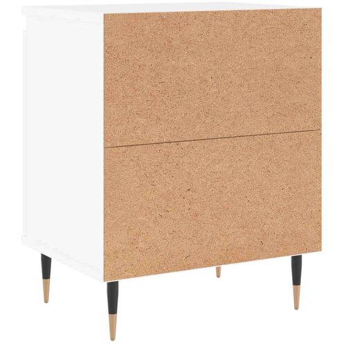 VidaXL Noćni ormarići 2 kom bijeli 40 x 30 x 50 cm konstruirano drvo Slike