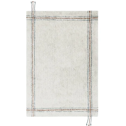 Lorena Canals Kremno bela pralna ročno tkana bombažna preproga 90x130 cm Cuisine Natural – Lorena Canals Kremno bela pralna ročno tkana bombažna preproga 90x130 cm Cuisine Natural –