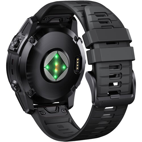 INF Eleganten pašček za hitro sprostitev za Garmin Fenix 7X Pro Black+Grey, (22148688) Cene