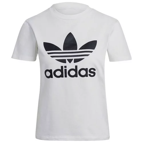 Adidas Majice s kratkimi rokavi Trefoil Tee Bela