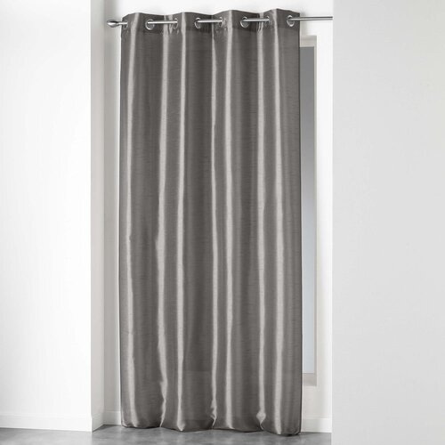 Douceur d intérieur Temno siva satenasta zavesa 140x240 cm Shana – Cene