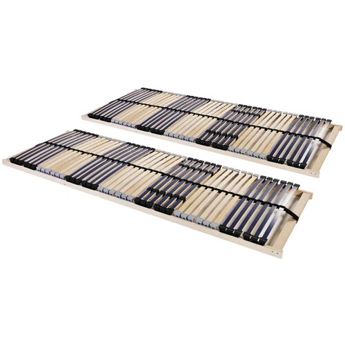 CON Letveno posteljno dno 2 kosa z 42 letvicami 7 con 70x200 cm Slike