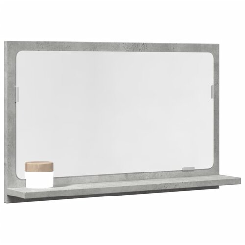 VidaXL Kupaonski ormarić s ogledalom boja betona 60x11x37 cm drveni Slike