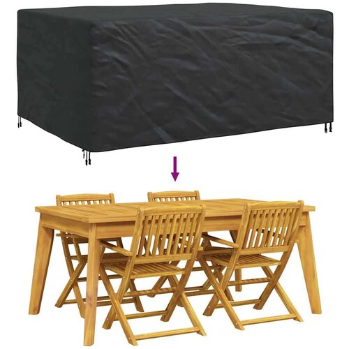 vidaXL Navlaka za vanjski namještaj Crna 240 x 180 x 100 cm 600D Cijene