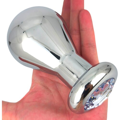 SuperLove Brutal Anal Plug Silver-Clear Cijene