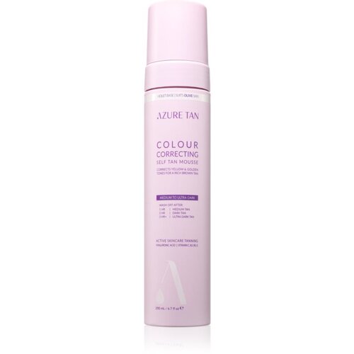 Azure Tan Violet Base pjena za samotamnjenje za tijelo nijansa Medium to Ultra Dark 200 ml Slike