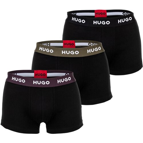 Hugo Boksarice kaki / temno liila / črna / bela Slike