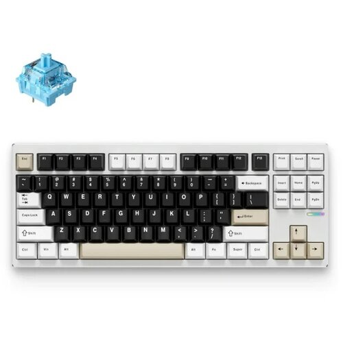 MCHOSE GX87S Aluminum Custom Mechanical Keyboard, Milky brown, HW-GX87-2, HR znakovi Cijene