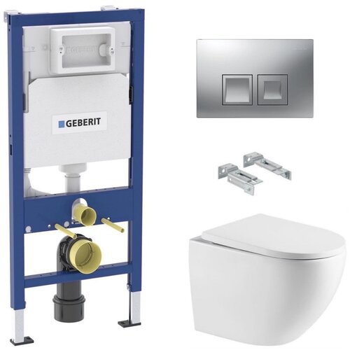 Geberit SIKOGESTOR67D35KM sat wc školjka s kompletom duofix 458.103.00.1 Delta35 krom mat Cene