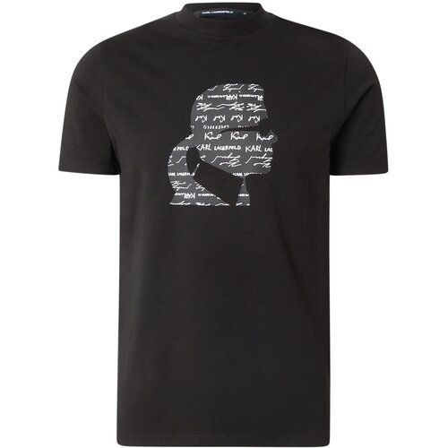 Karl Lagerfeld Majica temno siva / črna / bela Slike