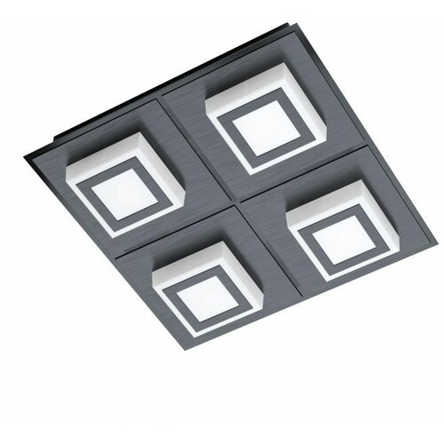 Eglo Masiano 1 zidna/plafonjera/4, led, 4x3,3w, 4x340lm, crna/aluminijum/čelik Slike