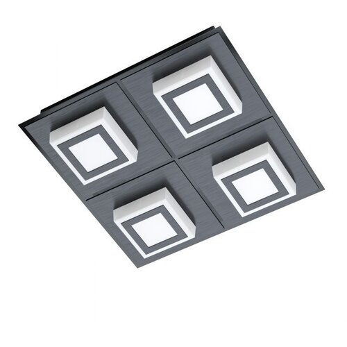 Eglo Masiano 1 zidna/stropna/4, led, 4x3,3w, 4x340lm, crna/aluminij/čelik Cijene