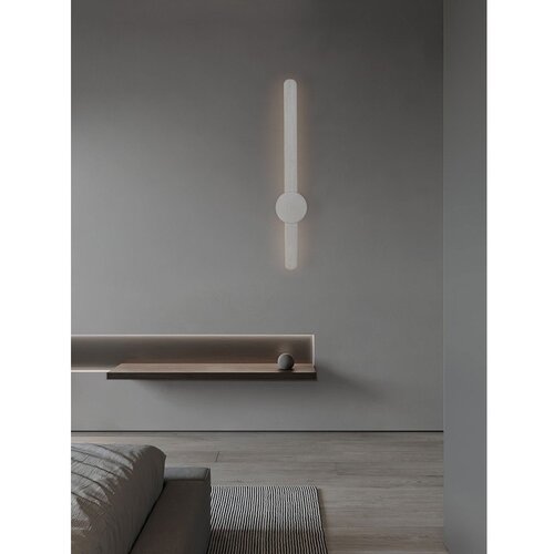 Nova Luce LED zidna lampa aluminijska u mat srebrnoj boji Norei &amp;ndash; Slike