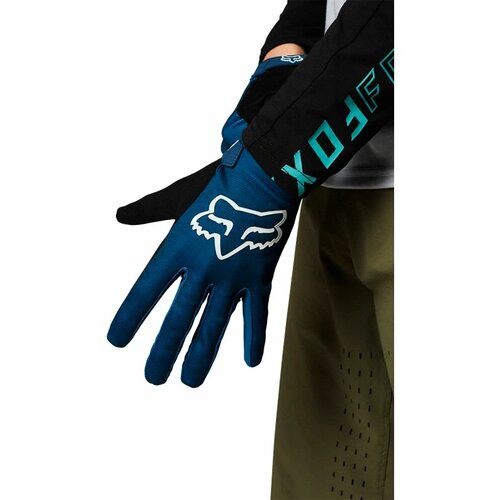 Fox Pánské cyklistické rukavice ranger modré Slike