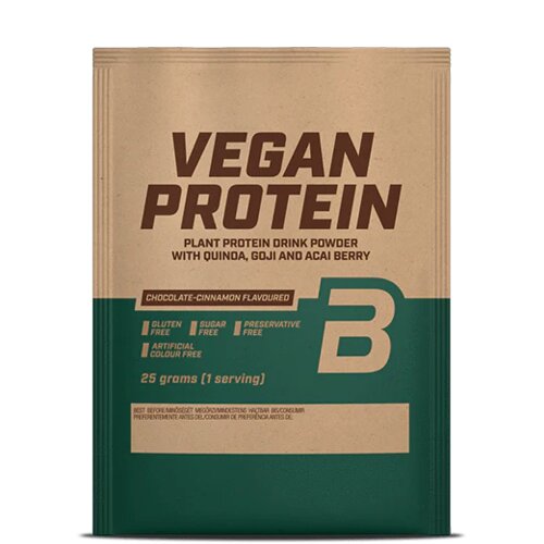 Biotechusa Vegan Protein - Čokolada in cimet Slike