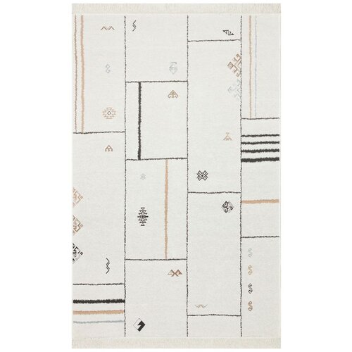 Conceptum Hypnose ar 41 - black, white blackwhite carpet (80 x 150) Slike
