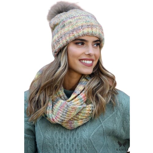 Kamea Woman&amp;#039;s Set Hat&amp;amp;Chimney K.21.237.42 Slike