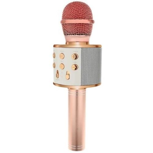  Karaoke mikrofon s zvučnikom rozi Slike
