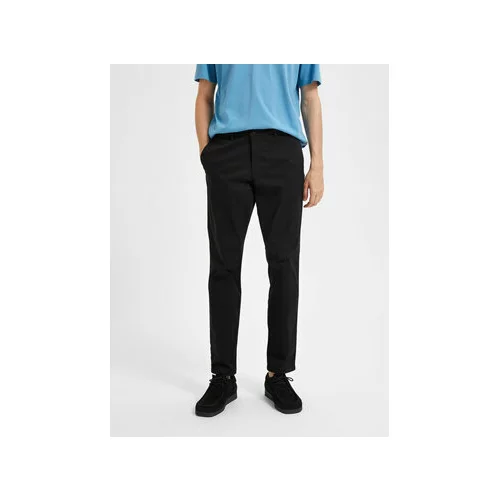 Selected Homme Chino hlače New 16087663 Črna Slim Fit