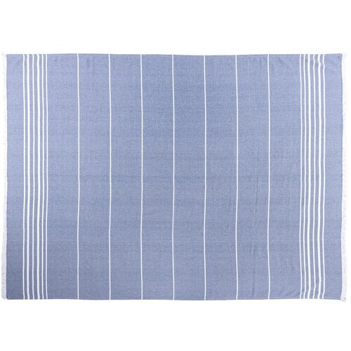 Tiseco Home Studio Plava pamučna deka 150x200 cm Solene &amp;ndash; Slike