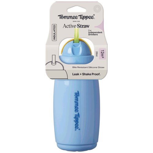 Tommee_Tippee nastavek za lonček lonček s slamico in izolirni, 12m+, 266ml blue Cene