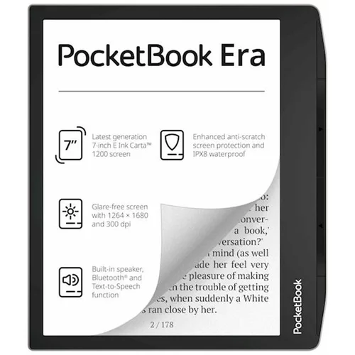 PocketBook Elektronski bralnik Era 7&quot;, srebrna
