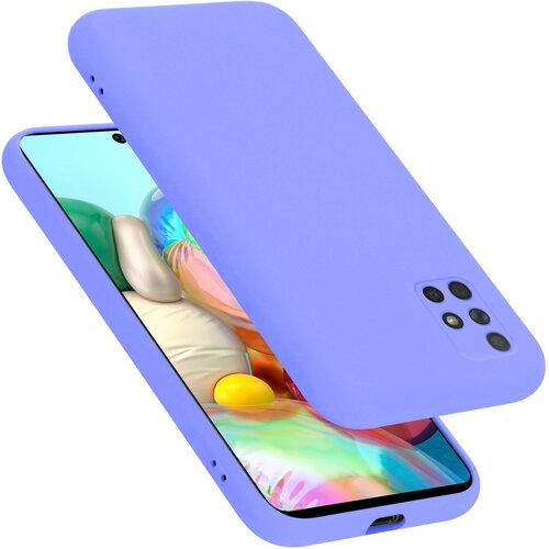Cadorabo Ohi&amp;scaron;je, združljiv s Samsungom v tekoči lahki vijolični barvi - za&amp;scaron;čitni pokrov iz fleksibilnega silikona TPU, (20590373) Slike