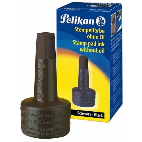 Pelikan črnilo za žige črno Slike