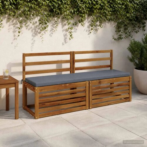  Jastučić za klupu SOEST 100% poliester Plava 150 x 40 x 5 cm - Plava 150 x 40 x 5 cm Melange Cijene