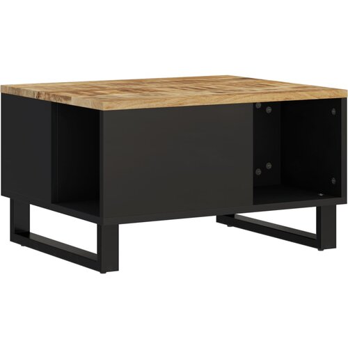 Maison Chic Klubska mizica - kavna mizica - Nizka mizica 60x50x35 cm trden mangov les, (21754654) Cene