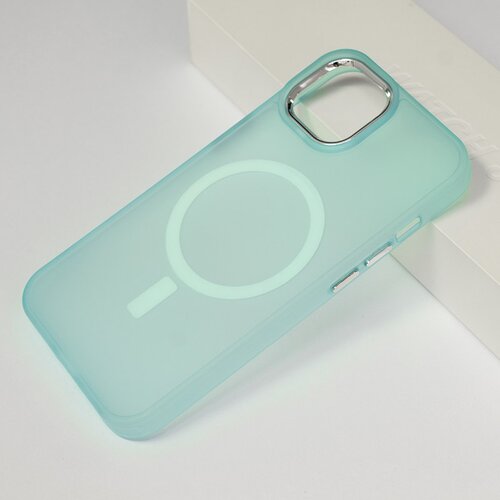 Colorful magsafe maskica za iphone 14 plava Slike