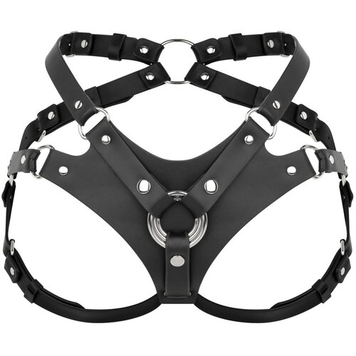 No-Parts Pas za strap-on - Blake, črn Slike
